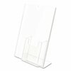 Deflecto Sign Holder, Front Pocket, 8.5x11", Clear 590501